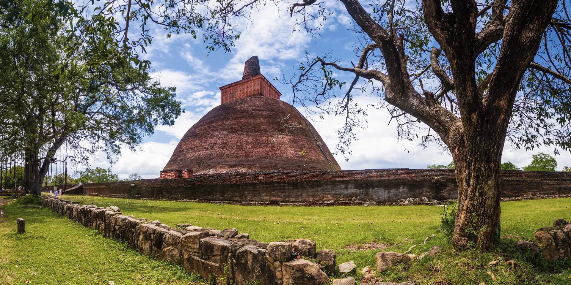 Jetavanaramaya stupa in the sacred city of Anuradhapura