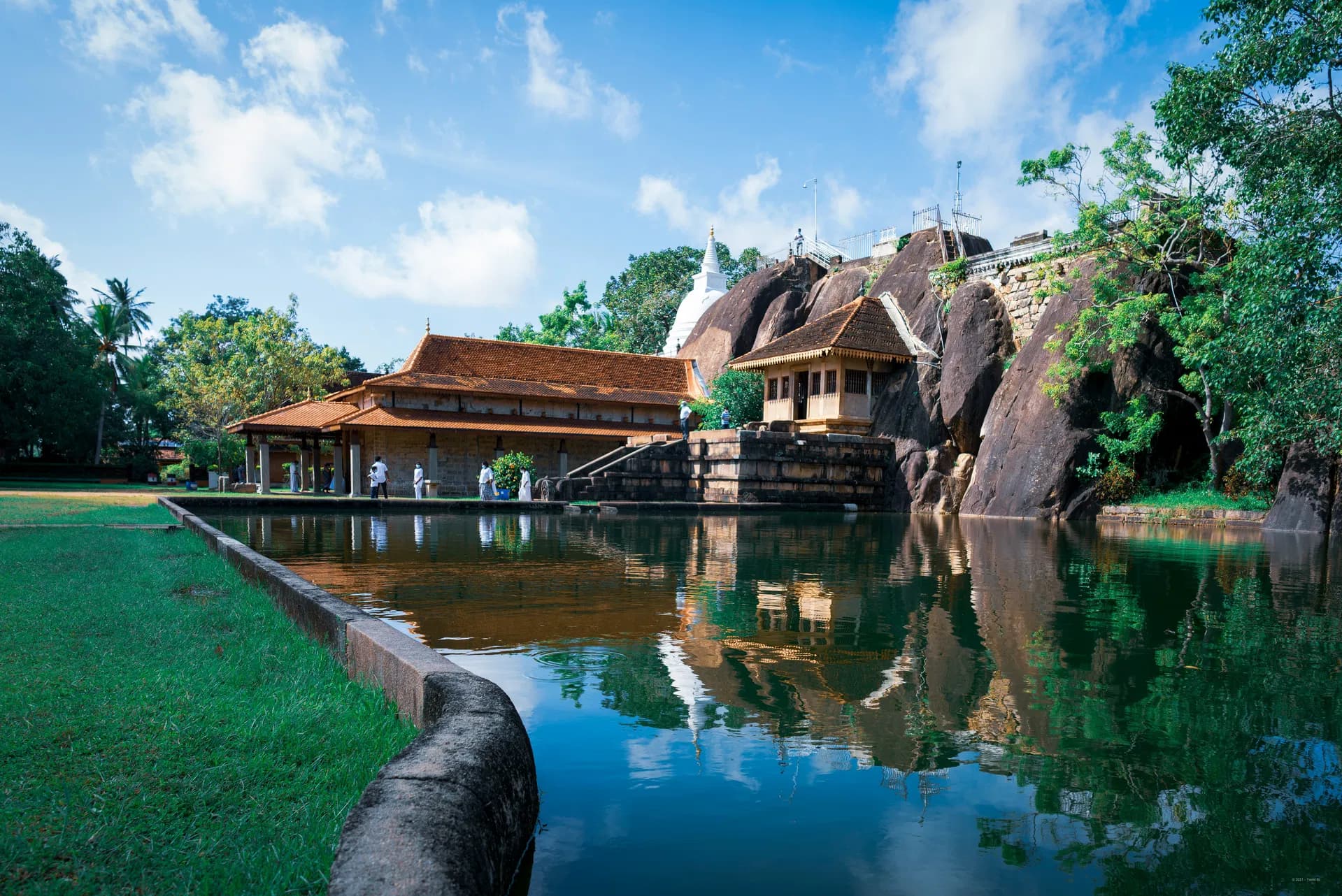 Ancient temple ruins in Anuradhapura