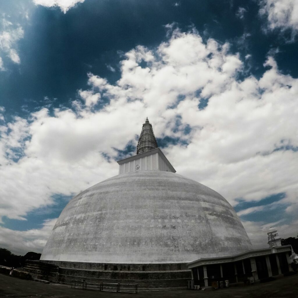 grey concrete dome building